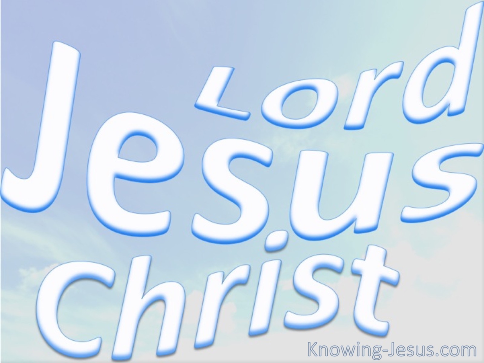 JESUS - Lord Jesus Christ (white)